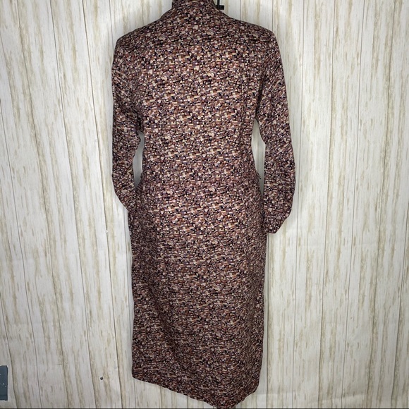 Vintage Confetti print Button front day dress - Picture 16 of 16